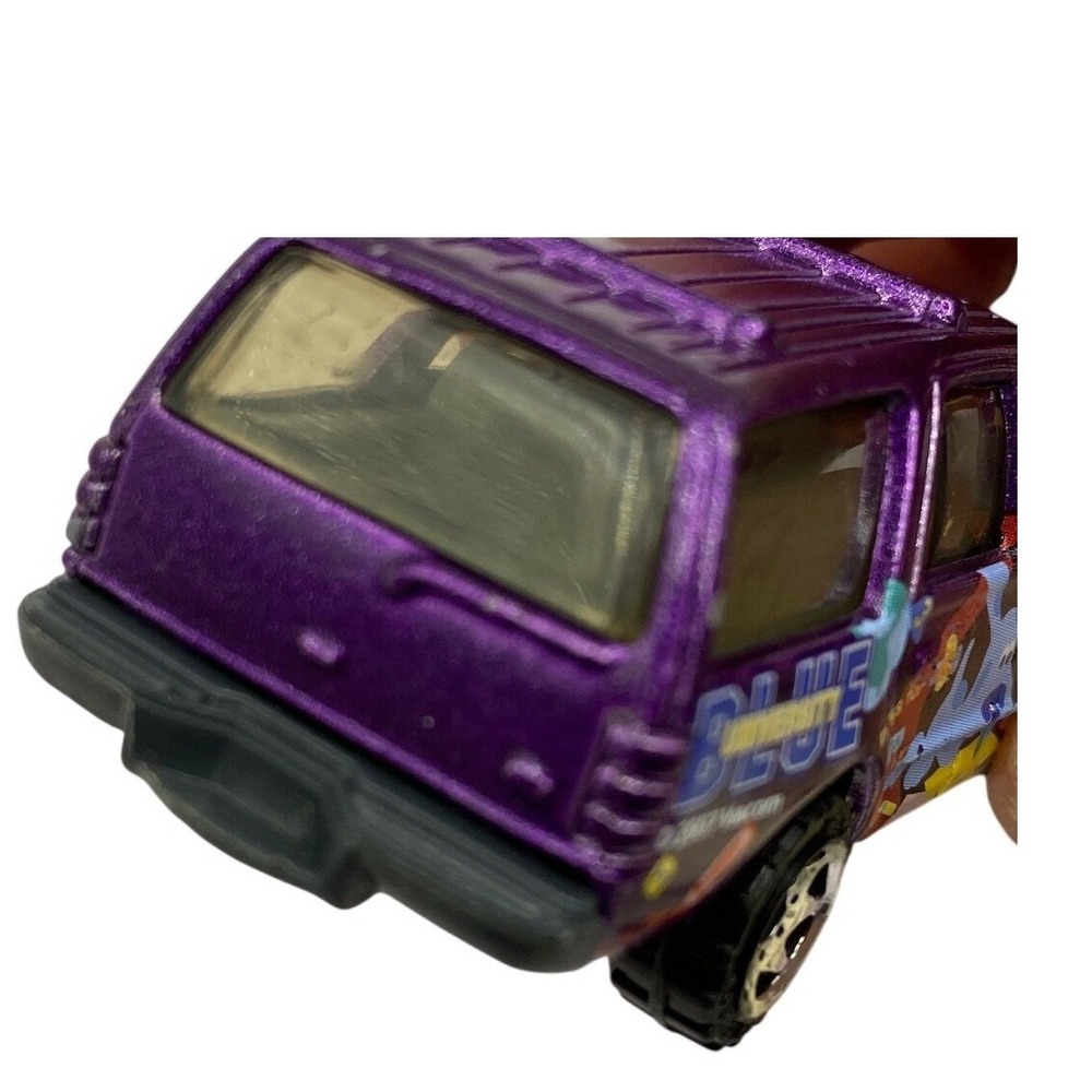 VTG Matchbox Blues Clues Diecast Car Lot Purple Ford Expedition White School Bus - Picture 7 of 12